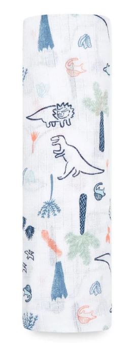Aden & Anais Swaddle Blankets for Babies - 100% Cotton Muslin (44x44 inches) - Soft & Breathable for Swaddling, Nursing, Stroller & Nursery Use