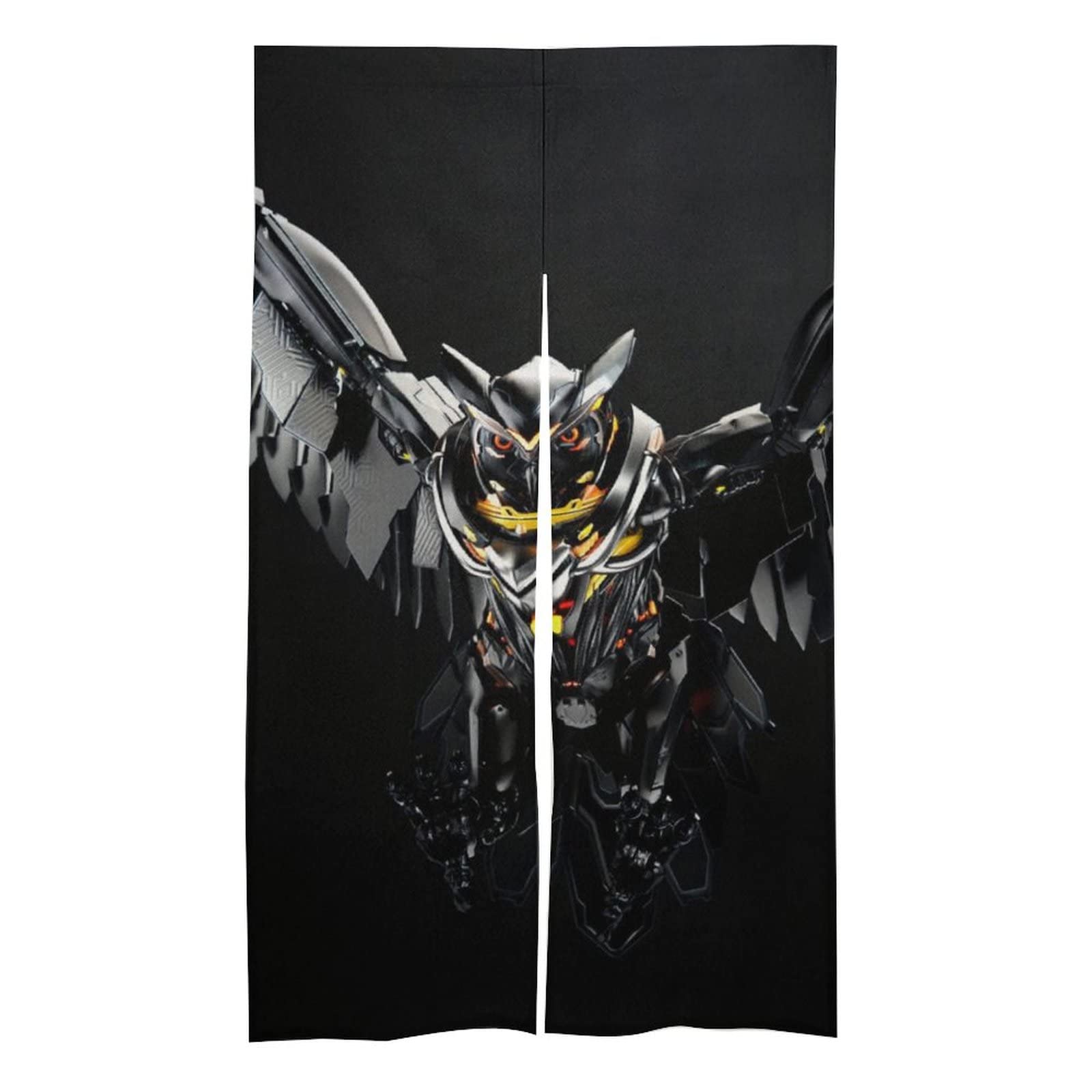 Galaxy Owl Art Animal Print Door Curtain - Stylish Room Divider for Doorway, Bathroom, Kitchen & Closet - Unique Home Decor Gift for Men & Women - Perfect for Bohemian, Nursery & Dorm Room Decor
