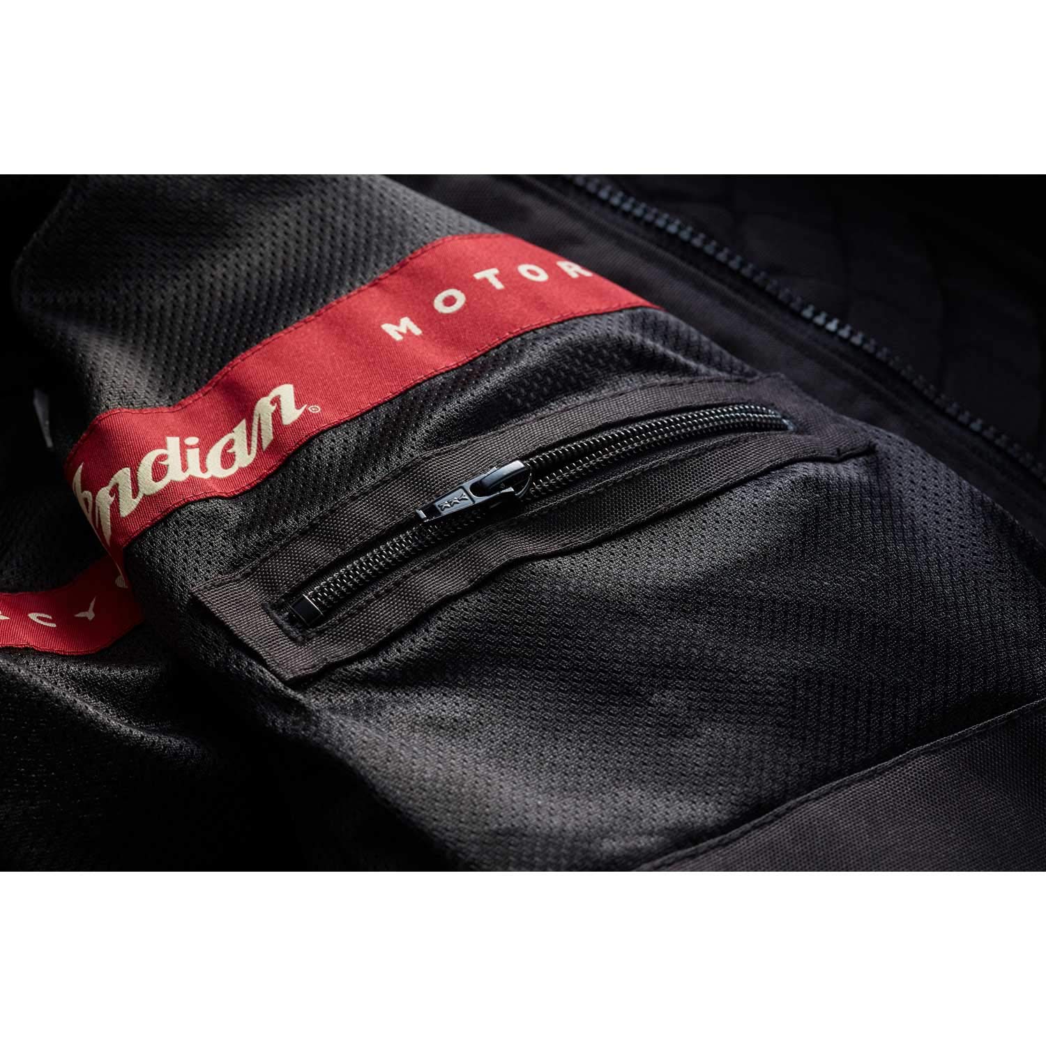 Indian Motorcycle Men's Arlington Mesh Jacket - Breathable Black Motorcycle Riding Jacket for Summer & Warm Weather Protection | Perfect for Cruiser, Touring & Street Biking