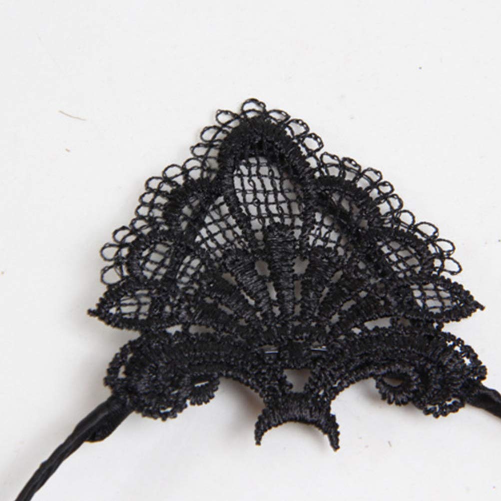 4pcs Lace Cat Ear Headbands for Women & Girls - Cute Halloween Cosplay Costume Accessories, Cat Ear Hair Hoops for Parties, Dress Up & Photo Props