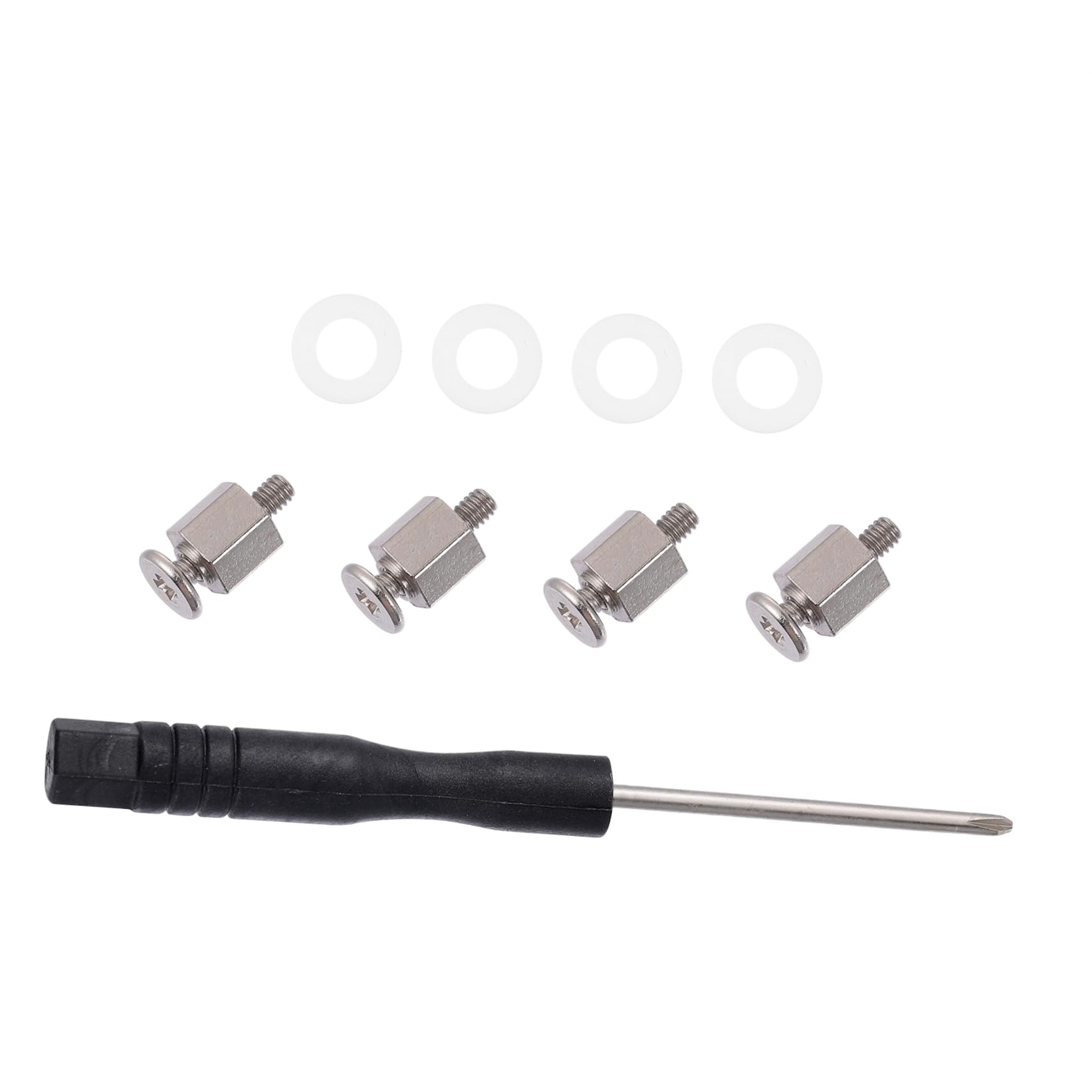 Homoyoyo 2 Sets Stainless Steel Laptop Screw Set Stand - Motherboard Mounting Accessories, SSD Hard Disk Screws, M2 Computer Supply for Desktop & Laptop Repair, Maintenance, and Upgrades