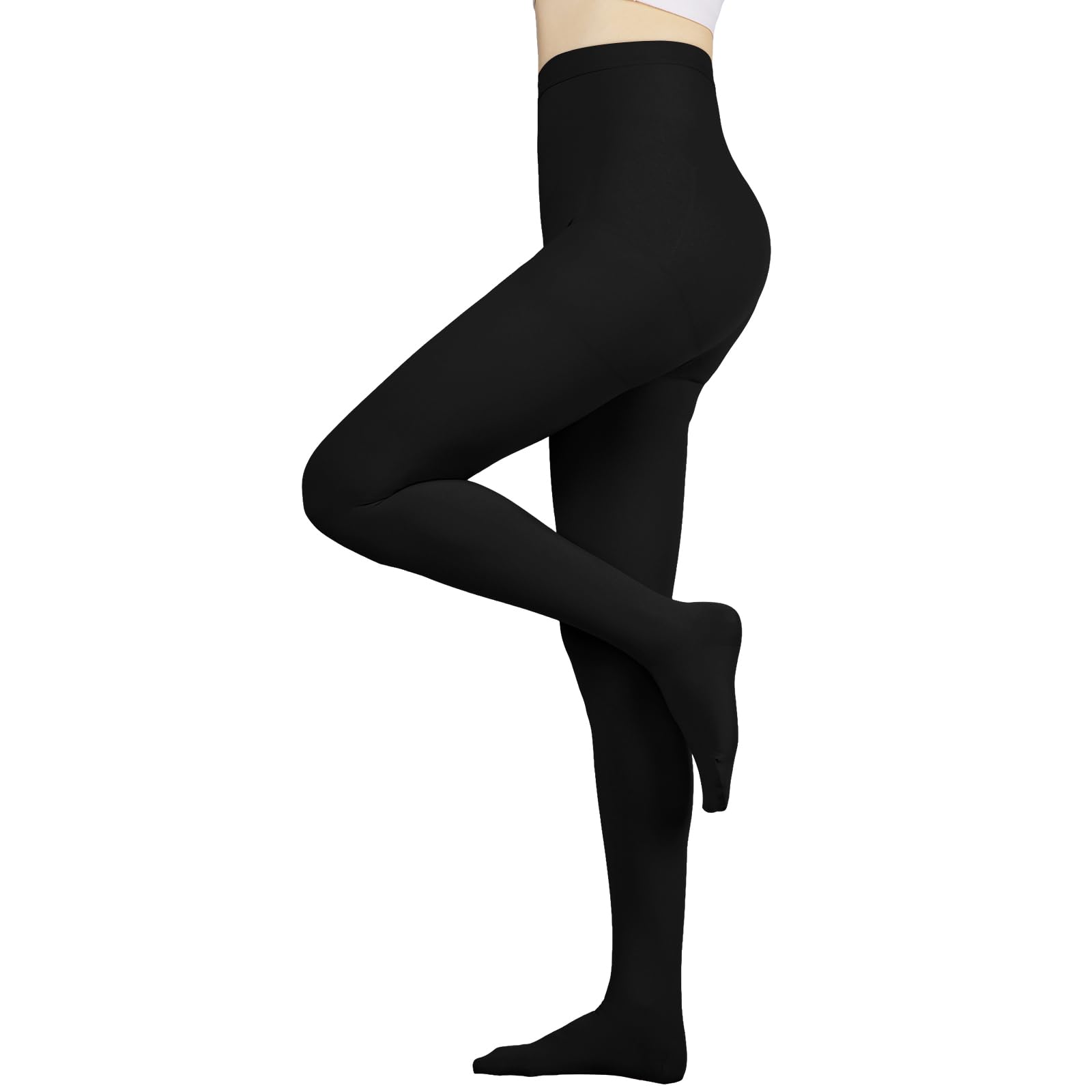 20-30mmHg Graduated Compression Pantyhose for Women - Medical Support Stockings & Leggings with Closed Toe - Perfect for Varicose Veins Relief, Travel Comfort & Pregnancy Circulation
