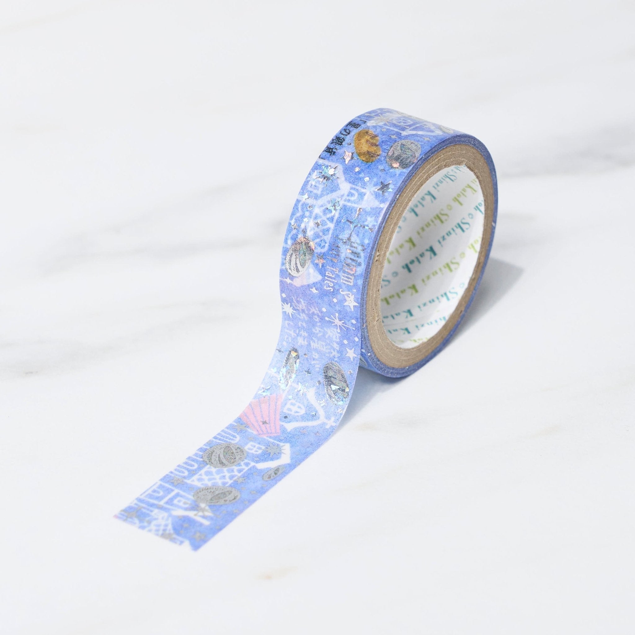 Fairy Tale Gems Grimm Masking Tape Set - Shinzi Katoh Kirapika Collection for Scrapbooking, Journaling & DIY Crafts - Decorative Sealing Tape for Gift Wrapping, Home Decor & Office Use