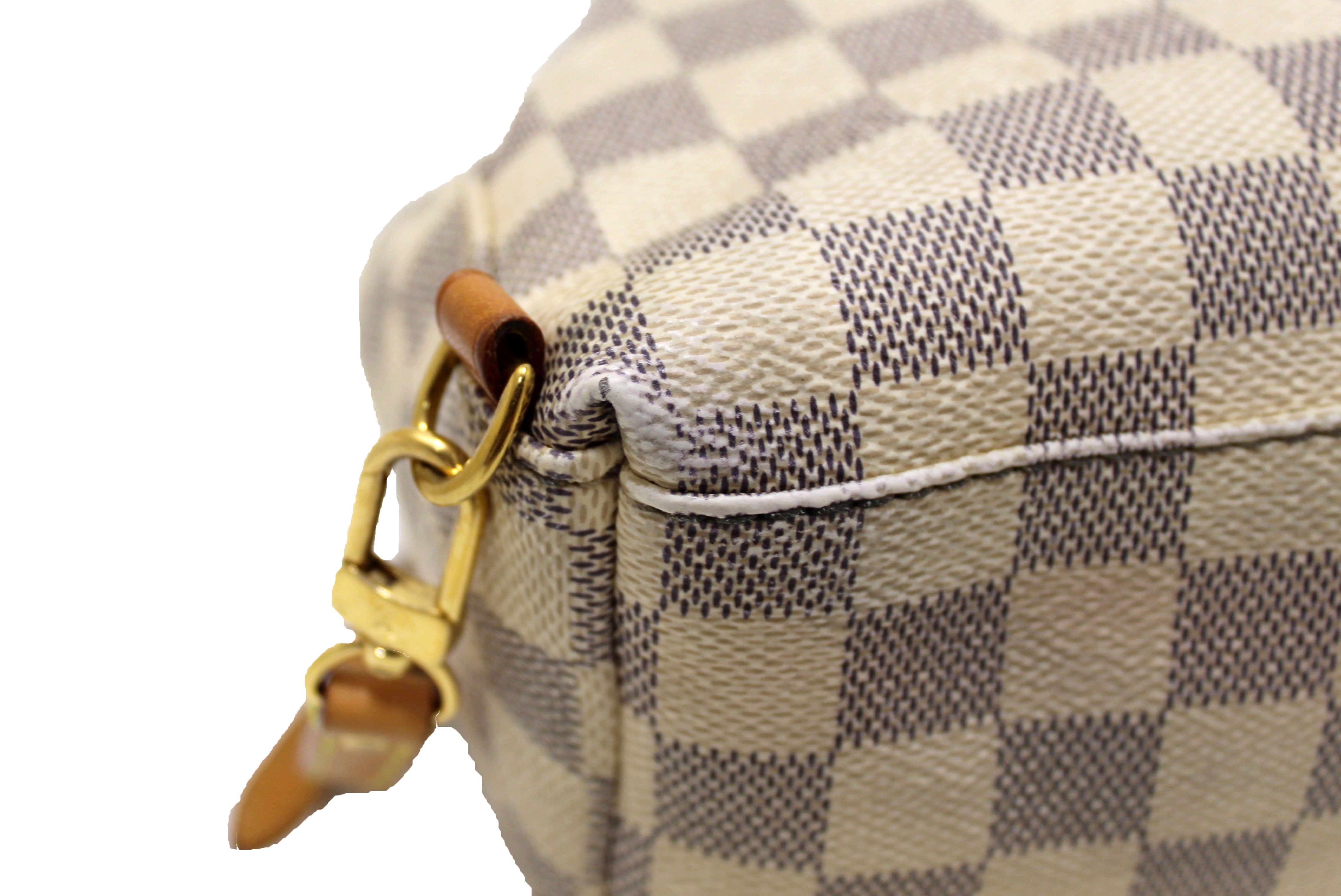 Authentic Louis Vuitton Damier Azur Canvas Sperone BB Backpack for Women - Luxury Designer Handbag for Travel, Work & Everyday Use