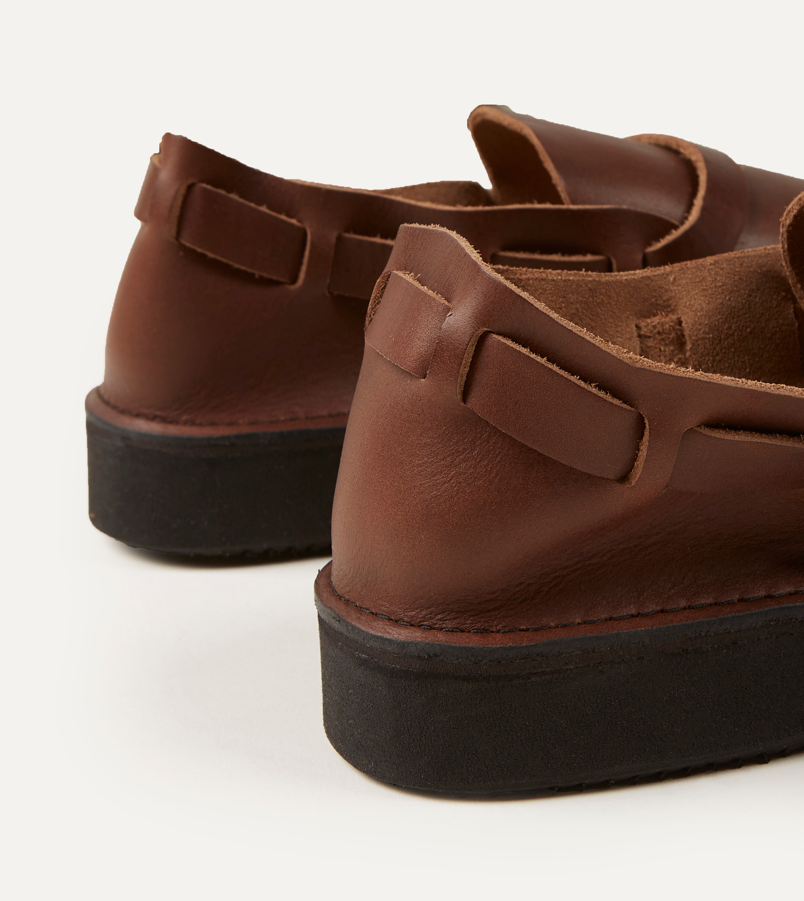 Drake's Middle English Brown Full Grain Leather Shoe - Premium Men's Dress Shoes for Business & Formal Occasions