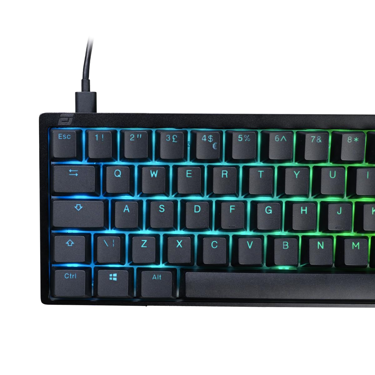 ENDGAME GEAR KB65HE 65% Compact RGB Mechanical Gaming Keyboard - Hall Effect Gateron Switches, ISO UK Layout - Perfect for Competitive Gaming & Typing