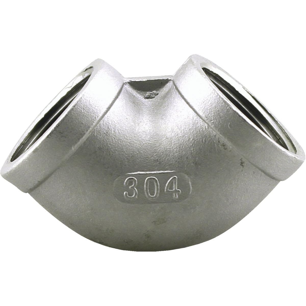 PLUMB-EEZE 1/2 Inch FIP 90 Degree Stainless Steel Elbow (1/4 Bend) - Corrosion Resistant Plumbing Fitting for Water Supply Lines, HVAC Systems & Industrial Piping Applications