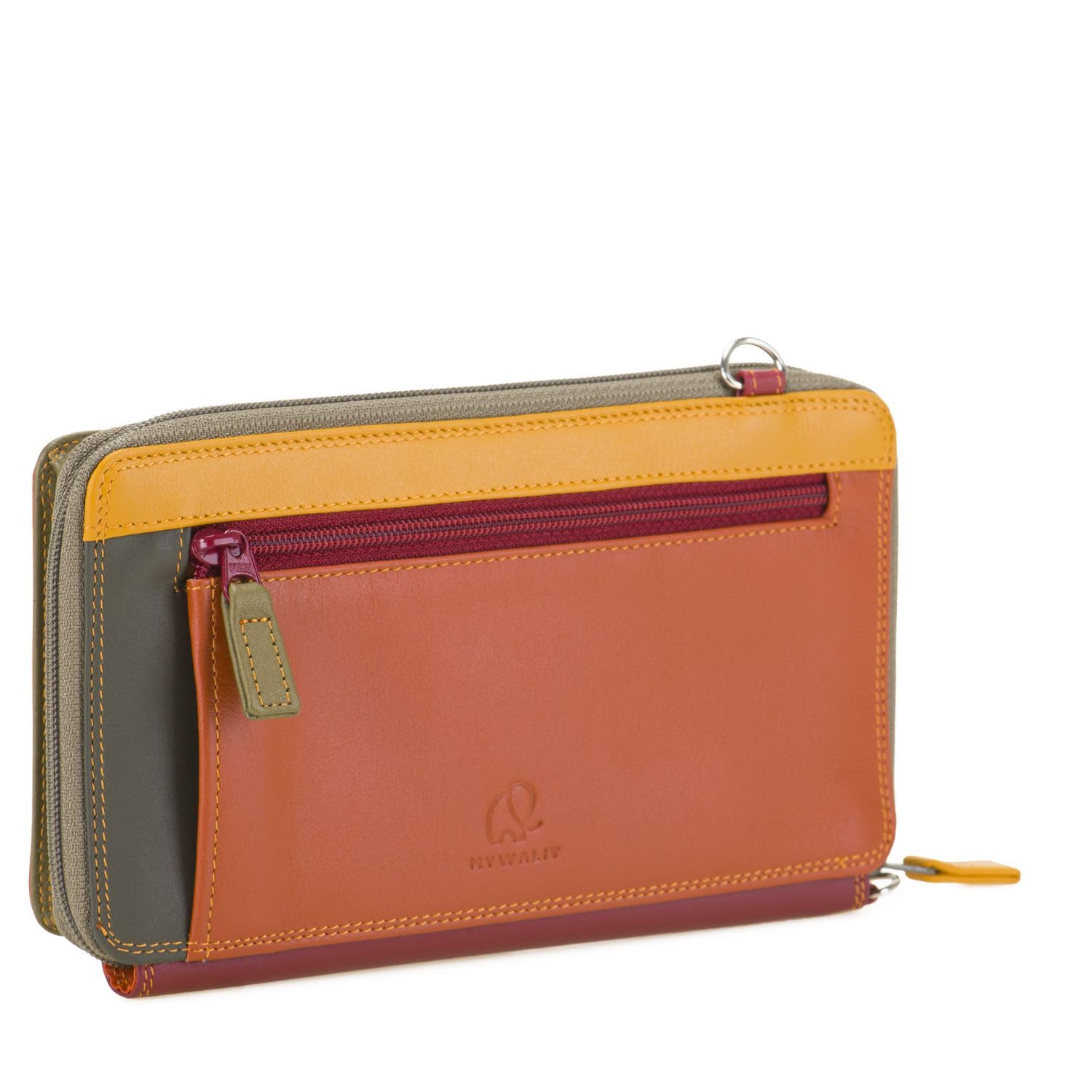 Mywalit Multi-Color Crossbody Purse with Adjustable Shoulder Strap - 16 Card Slots, Phone Pocket & Coin Compartment | Perfect for Travel, Shopping & Everyday Use