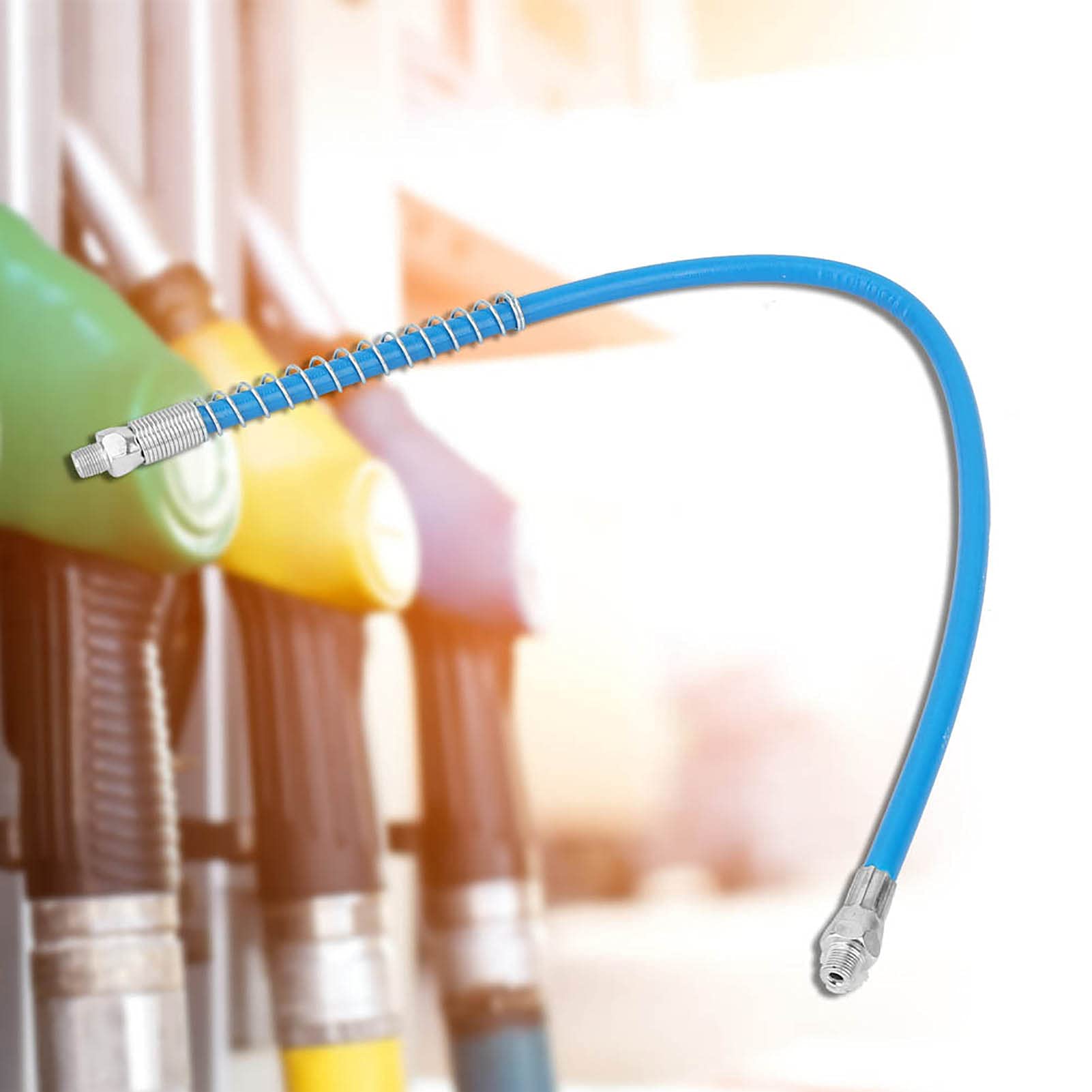 Durable Flexible Grease Hose - 1Pcs for Handheld & Pneumatic Grease Guns - High Flexibility for Automotive, Industrial & Agricultural Maintenance
