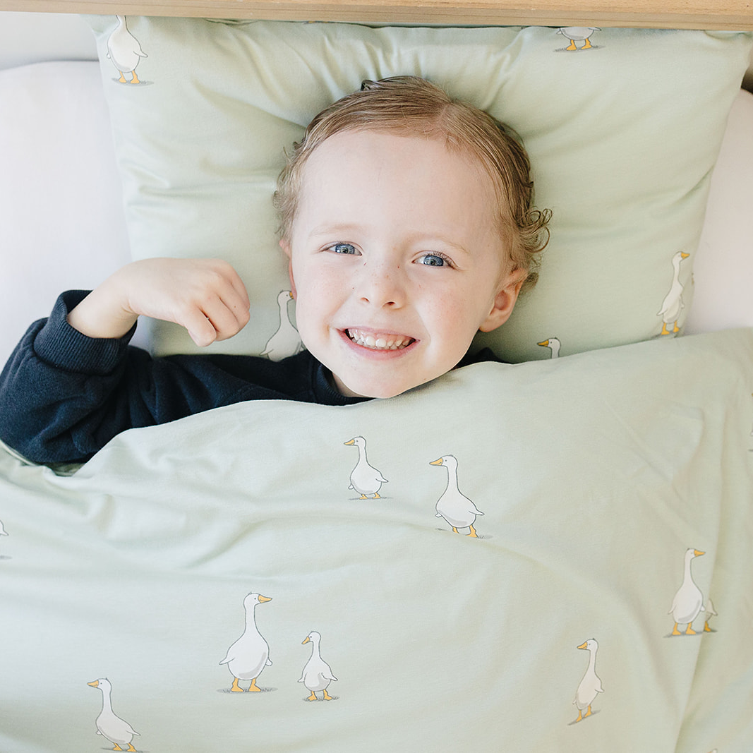 Ecolino® 100% Organic Cotton Duvet Cover for Crib & Toddler | Soft & Hypoallergenic | Perfect for Nursery & Baby Bedroom Decor