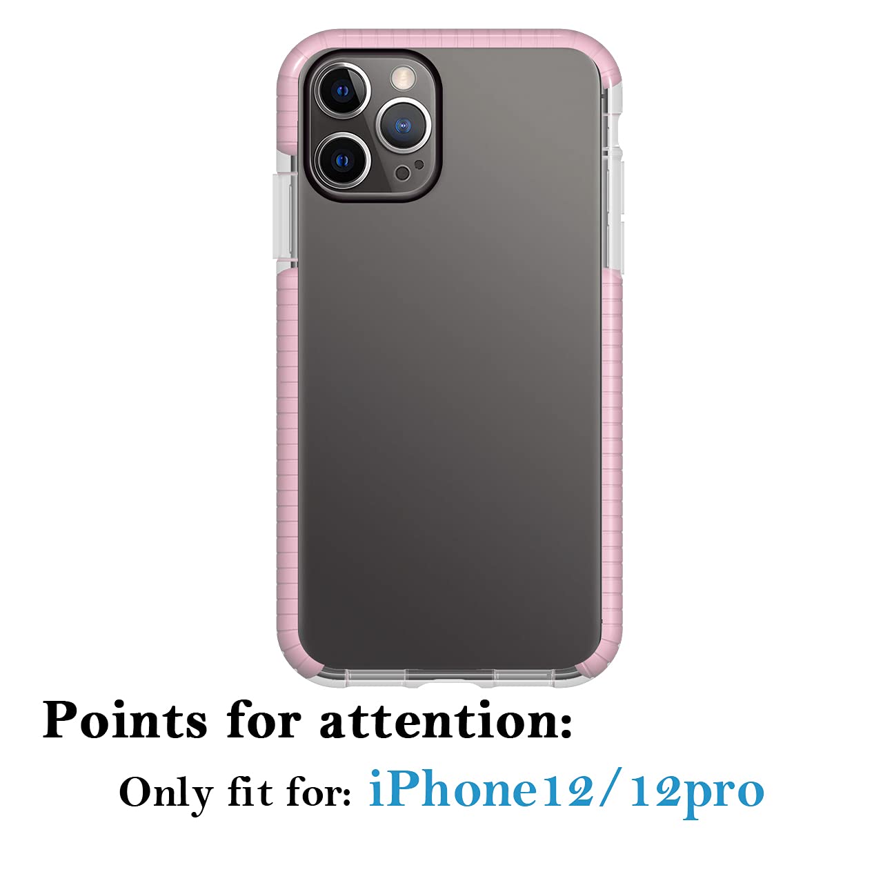 Custom Personalized iPhone 12 Pro Max Phone Case with Photo/Text/Name - Anti-Scratch, Shock-Resistant Soft TPU Protective Cover (Pink) - Perfect for Everyday Use, Travel & Gift Giving