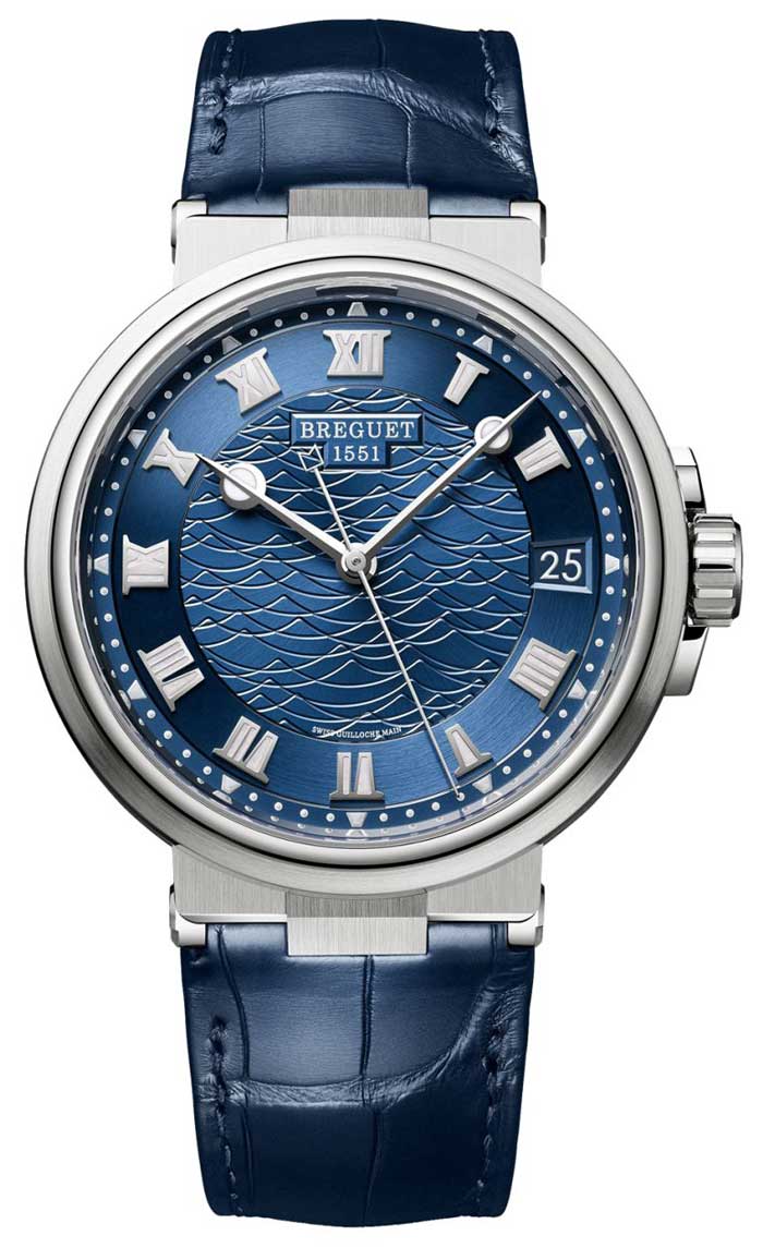 Breguet Marine 5517 18K White Gold Men's Luxury Watch - Elegant Dress Timepiece for Business, Formal Events & Special Occasions