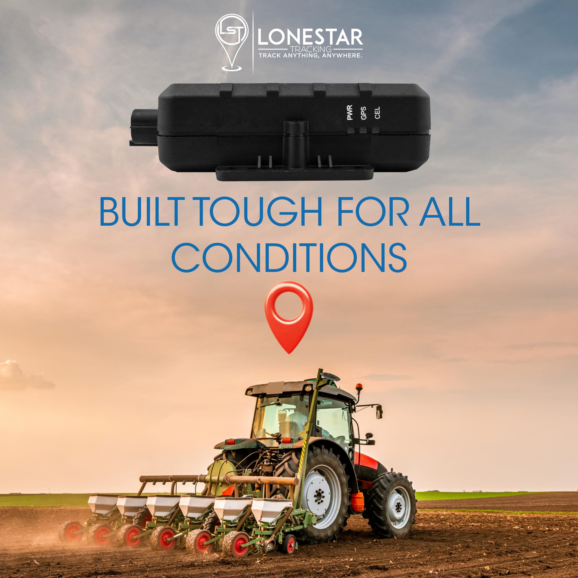 LoneStar Tracking GPS Tracker: Titan LTE 4G/5G Hidden Car GPS Device - Anti-Theft Vehicle Security for Cars, Fleet, Trucks & Assets with Real-Time Location Tracking (Subscription Required) | Perfect for Personal Vehicles, Business Fleets & Asset Protection