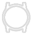 51 30 Caseback Black Matte - Durable Watch Replacement Part for Seiko, Citizen & More - Perfect for Watch Repair & Customization