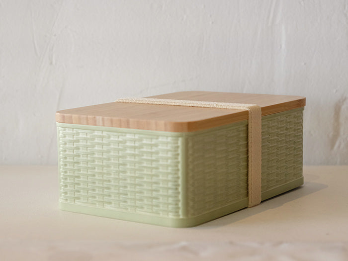 Takenaka Lattice Style Bento Lunch Box - Japanese Style Stackable Food Container for Office, School & Picnic | Leak-Proof & Microwave Safe