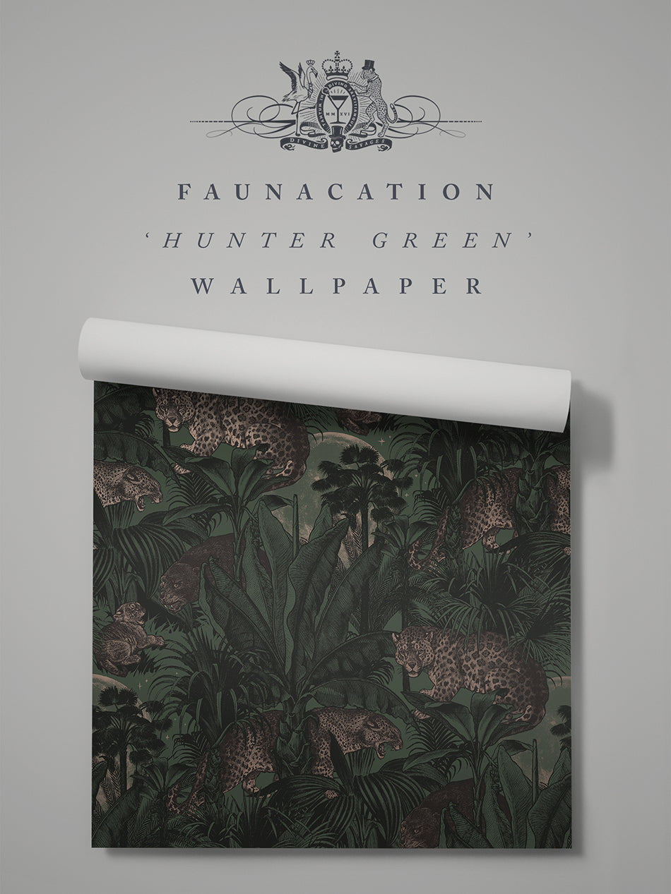 Faunacation Wallpaper Sample - Premium Peel & Stick Removable Wallpaper for Home Decor - Perfect for Bedroom, Living Room, Nursery & Office