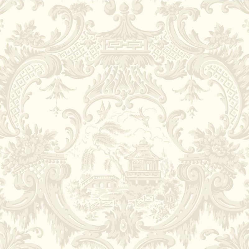 100/3010 | Chippendale China Cole and Son Wallpaper - Elegant Floral Design for Living Room, Bedroom & Dining Room Decor