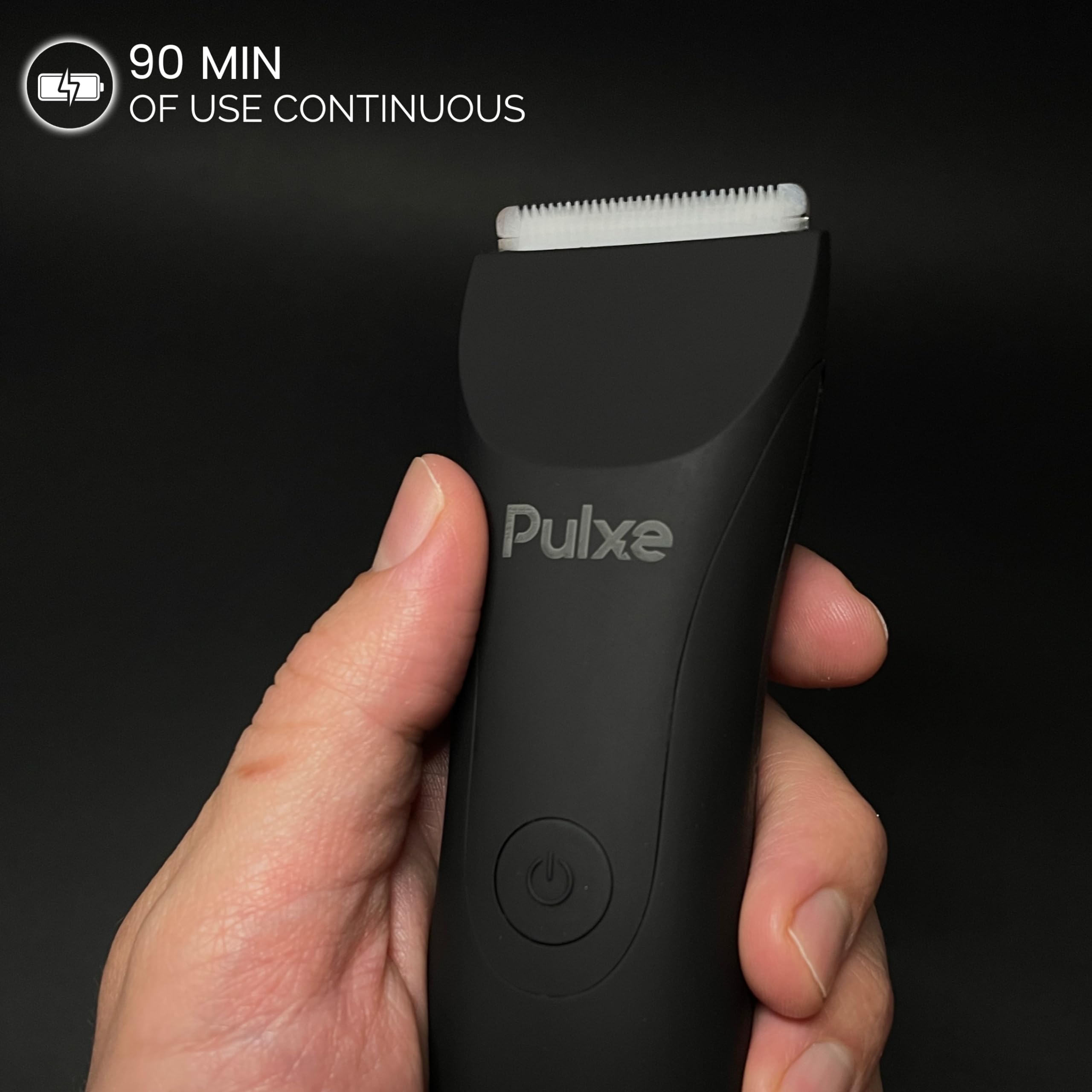 Best Men's Body Hair Trimmer - Waterproof Electric Shaver for Pubic, Chest & Back Hair - Manscaping Grooming Kit for Men & Women - Perfect for Travel, Gym & Home Use