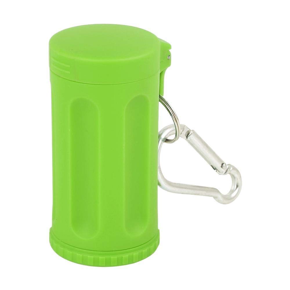Portable Smokeless Windproof Car Ashtray with Keychain Lid - Universal Vehicle Cigarette Holder for Cars, Trucks & SUVs | Compact Travel Ash Tray for Road Trips, Camping, Hiking & Outdoor Smoking Areas (Green) - Ideal for Drivers, Travelers & Campers - Keep Your Car Clean While Enjoying Cigarettes on the Go