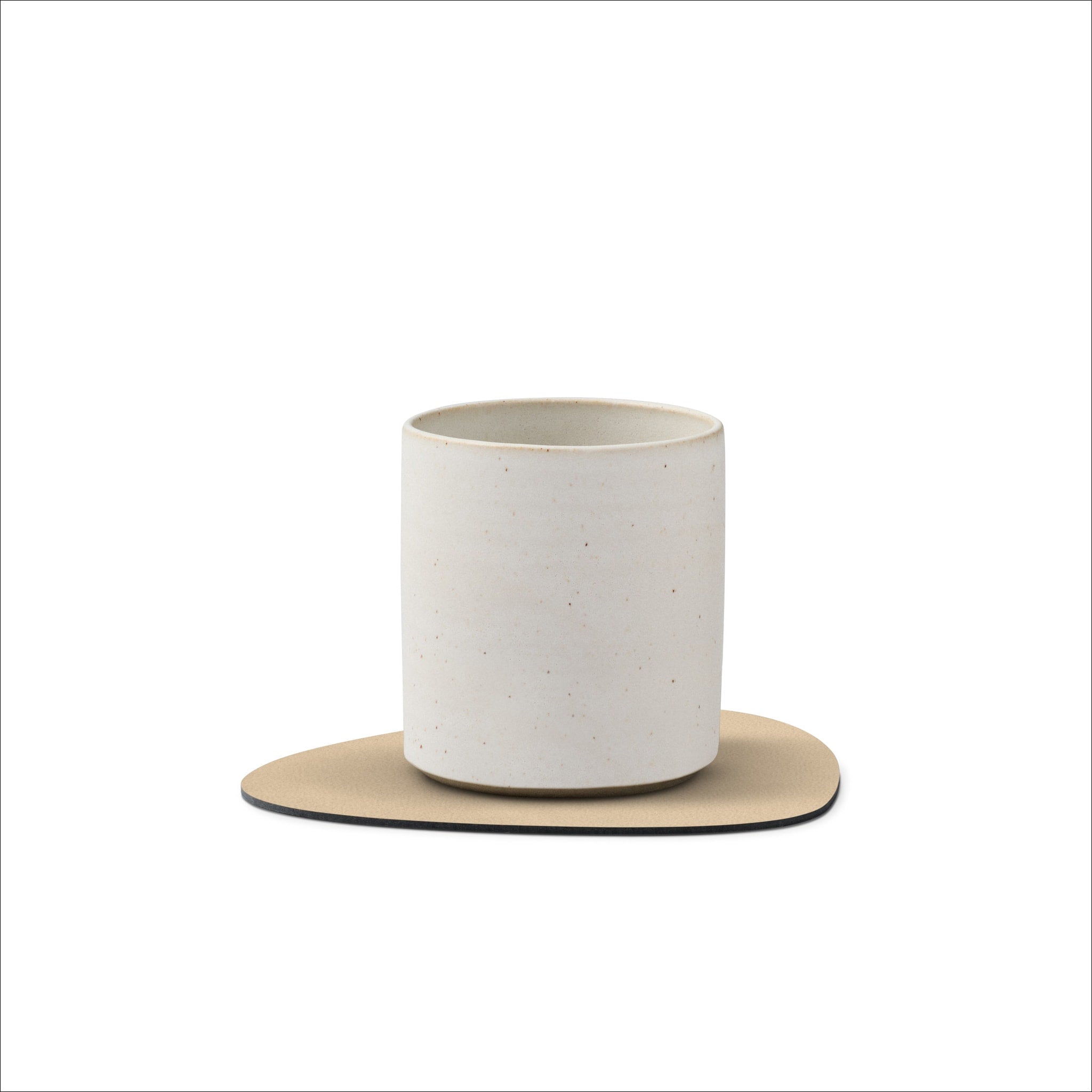 LIND DNA Nupo Curve Coaster Set - Non-Slip Sand Finish Drink Coasters for Coffee Tables, Bars & Home Decor - Perfect for Protecting Furniture from Water Rings & Stains