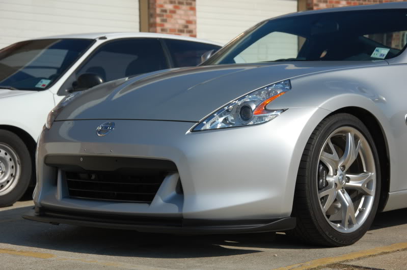 2009-2012 Nissan 370Z (Z34) Front Bumper Lip Splitter Spoiler - KB111215 - Enhance Aerodynamics & Sporty Look for Street Racing & Car Shows