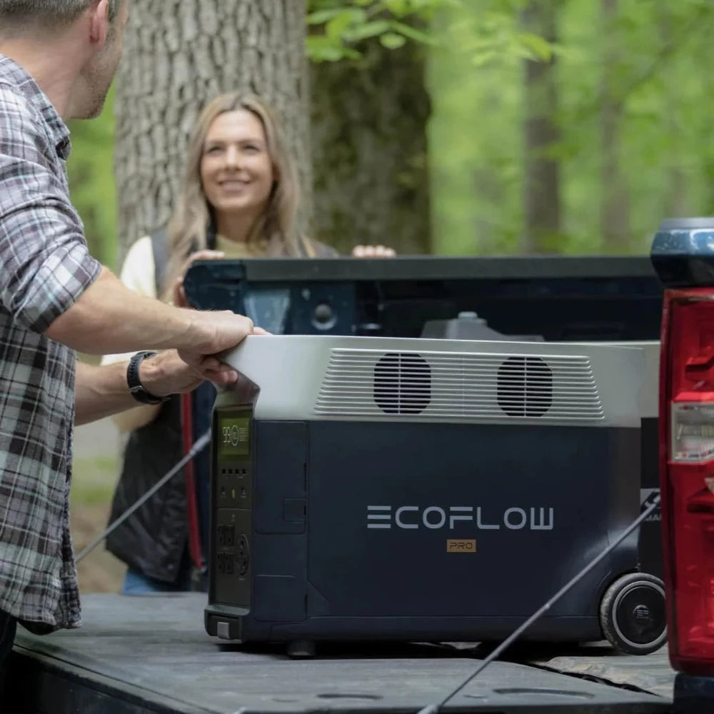 EcoFlow DELTA Pro 3600Wh Portable Power Station - Solar Generator for Home Backup, Camping & Outdoor Adventures - Fast Charging, Expandable Battery, Quiet Operation