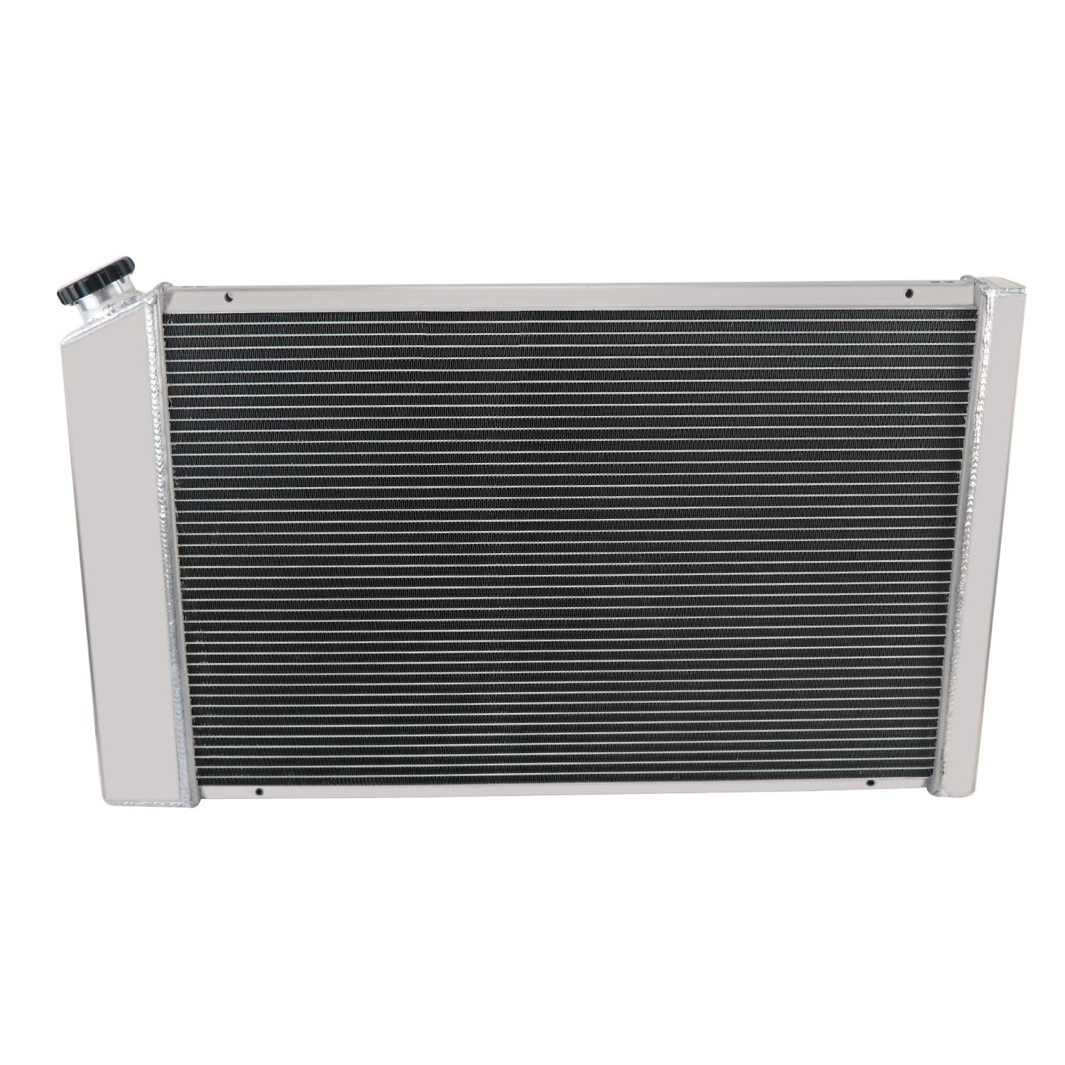 High Performance 3-Row Aluminum Cooling Radiator Fan Shroud Set for 1978-1987 Chevy El Camino Monte Carlo Cutlass Grand Prix Camaro | G-Body Radiator Upgrade | Improved Engine Cooling for Hot Weather & Towing