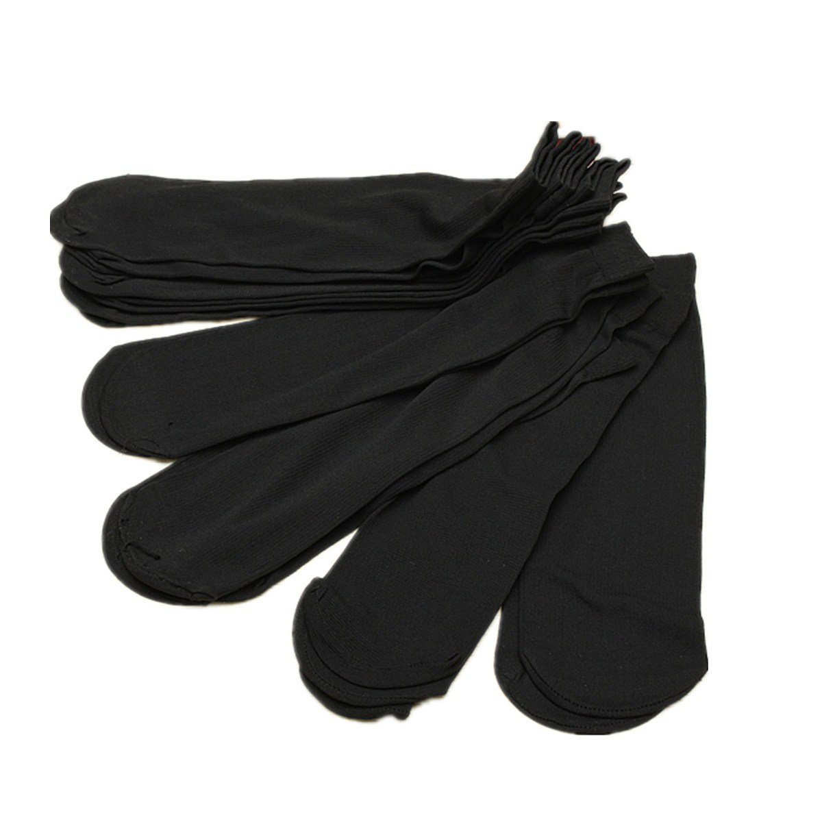 **Men's Ultra-Thin Breathable Bamboo Fiber Socks - 10 Pairs Black - Perfect for Summer & Autumn - Ideal for Running, Hiking & Daily Wear**