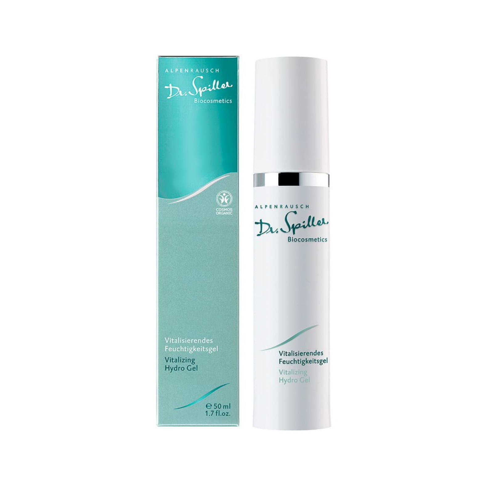 Dr. Spiller Alpenrausch Organic Vitalizing Hydro Gel 50ml/1.7oz - Hydrating Face Moisturizer for Dry & Sensitive Skin - Perfect for Daily Skincare & Travel