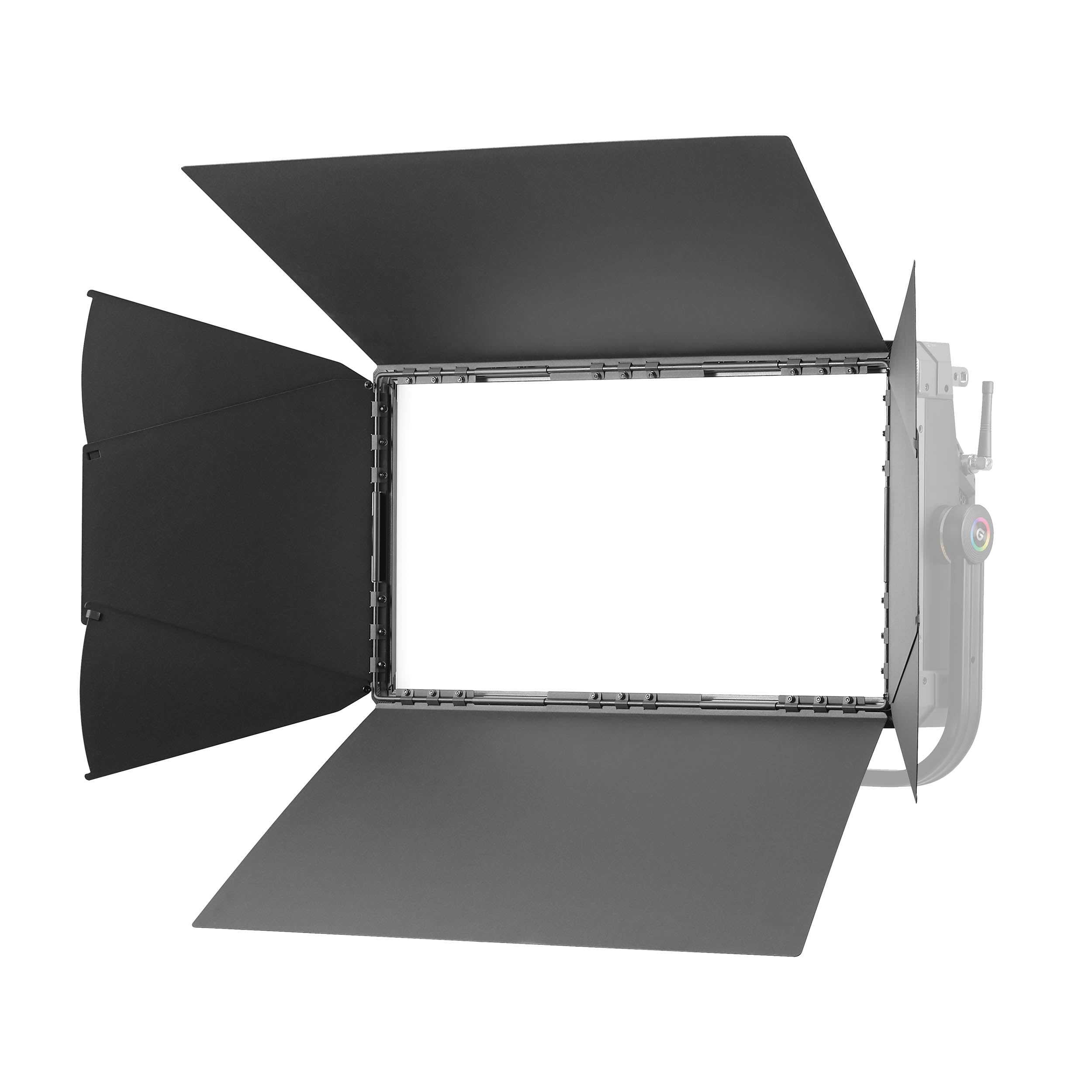 Godox KNOWLED P600RB4 2'x1' Barn Door Light Modifier Set - Compatible with P600R & P1200R Studio Lights - Perfect for Photography, Videography, and Film Lighting Control