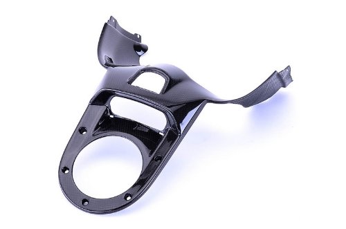 Bestem CBDU-DVL-TKC Black Carbon Fiber Instrument Panel Tank Cover for Ducati Diavel 2011-2013 | Motorcycle Accessories | Durable & Stylish Protection for Bike Dash