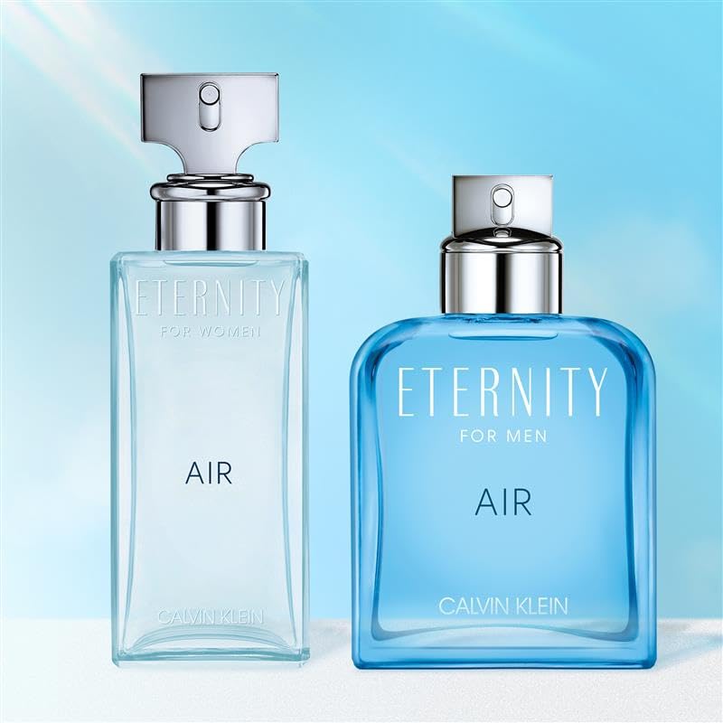 Calvin Klein Eternity Air Eau de Toilette for Men - Fresh Aromatic Cologne with Mandarin, Lavender, Patchouli & Sea Moss Notes - Long Lasting Luxury Fragrance - Perfect for Daily Wear, Office & Special Occasions