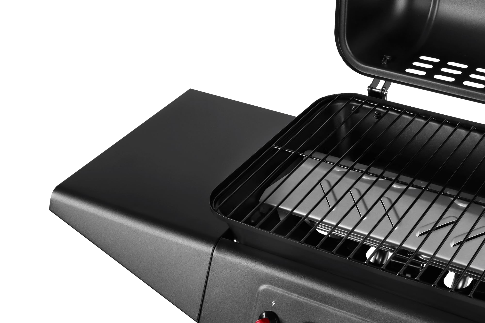 Teesa BBQ 2000 TSA0080 2-Burner Gas Grill Black 38.6 x 17.3 x 39.4 Inches for Outdoor Cooking, Backyard Parties & Camping