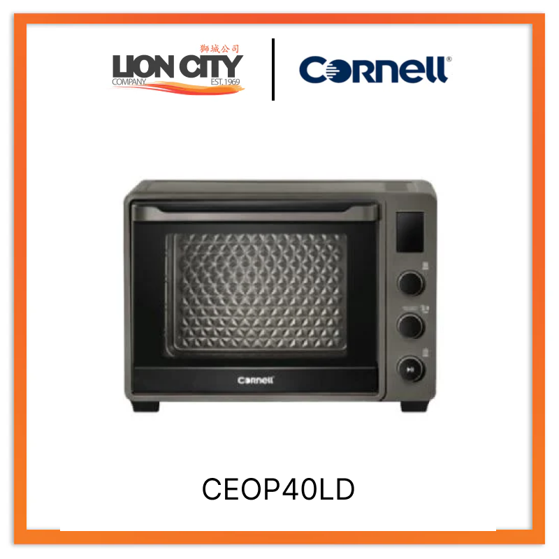 Cornell 40L Digital Electric Oven CEOP40LD - Precise Temperature Control for Baking, Roasting & Cooking | Perfect for Home Kitchens & Small Bakeries