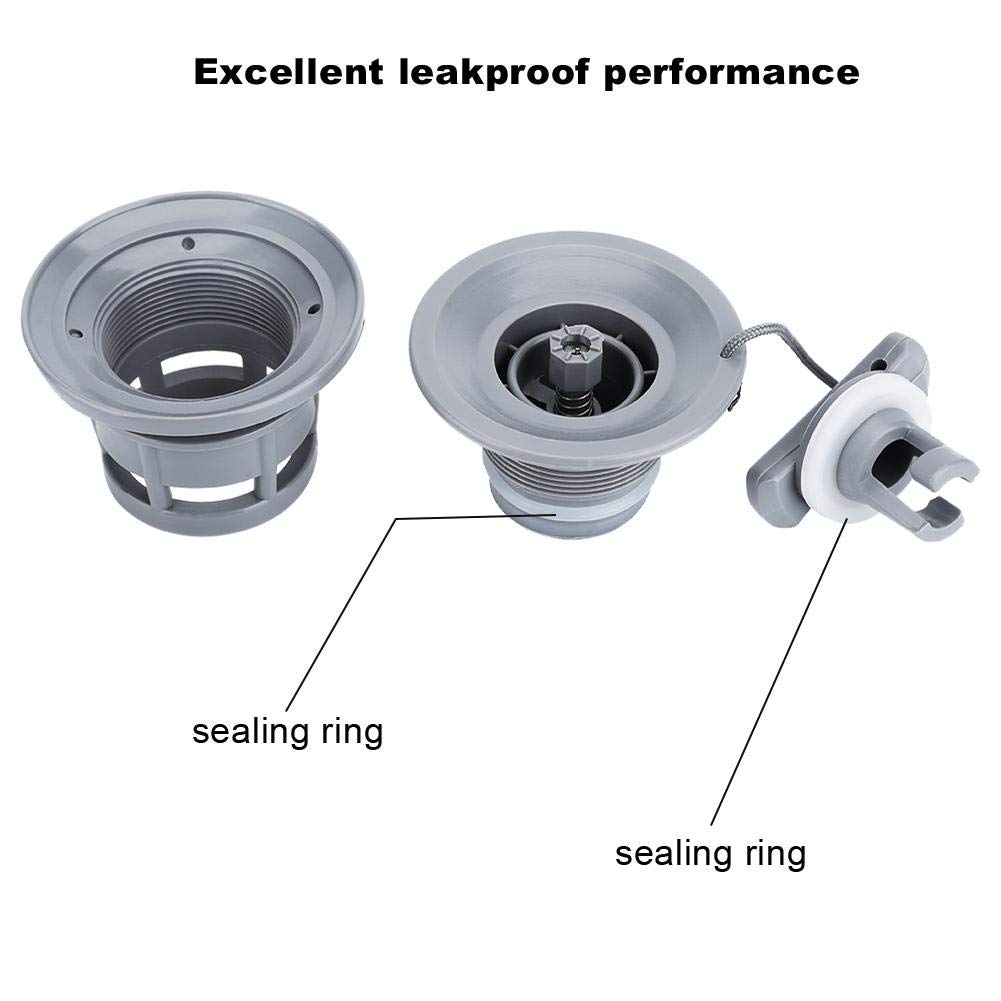 Keenso PVC Air Gas Valve Replacement for Inflatable Boats, Kayaks, Canoes & Dinghies - Durable Marine Grade Valve for Water Sports, Fishing & Outdoor Adventures