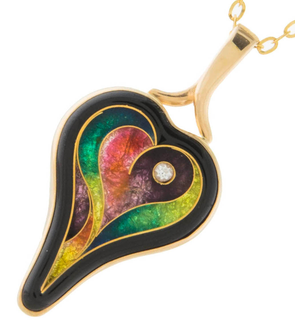 Heart Xi - Cute Heart-Shaped Necklace for Women, Romantic Valentine's Day Gift, Perfect for Anniversaries & Date Nights