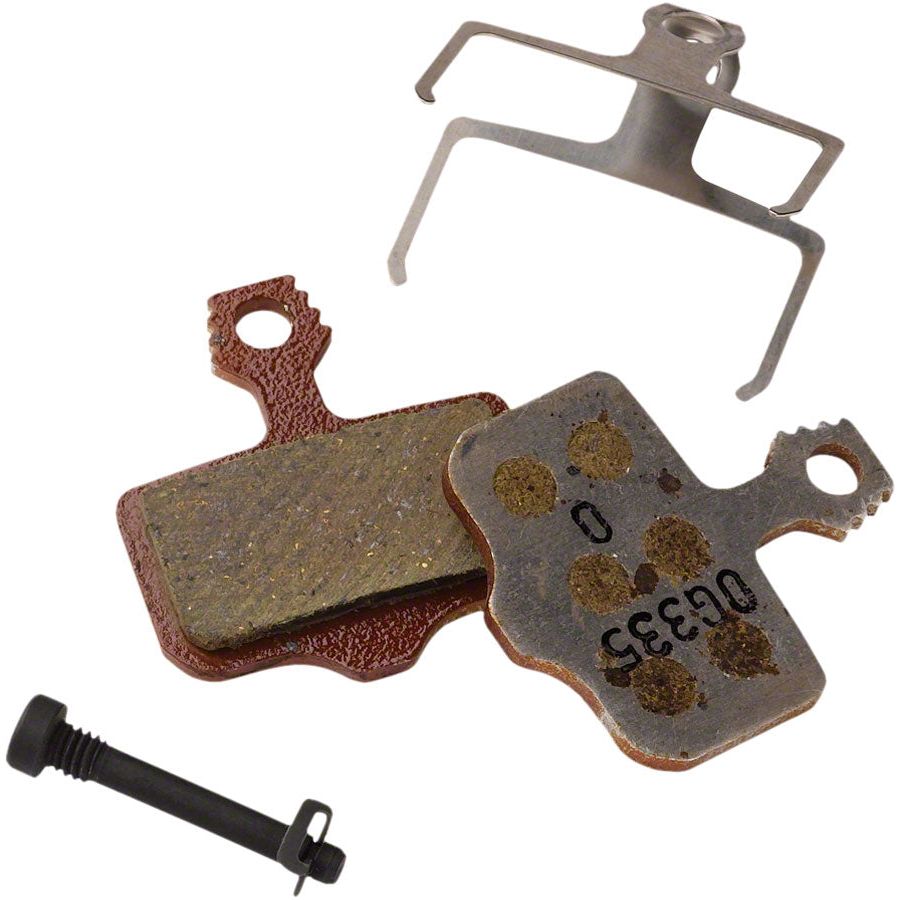 SRAM Disc Brake Pads - Organic Compound, Aluminum Backed, Quiet & Lightweight for Level, Elixir & 2-Piece Road Bikes | Perfect for Mountain Biking, Road Cycling & Commuting