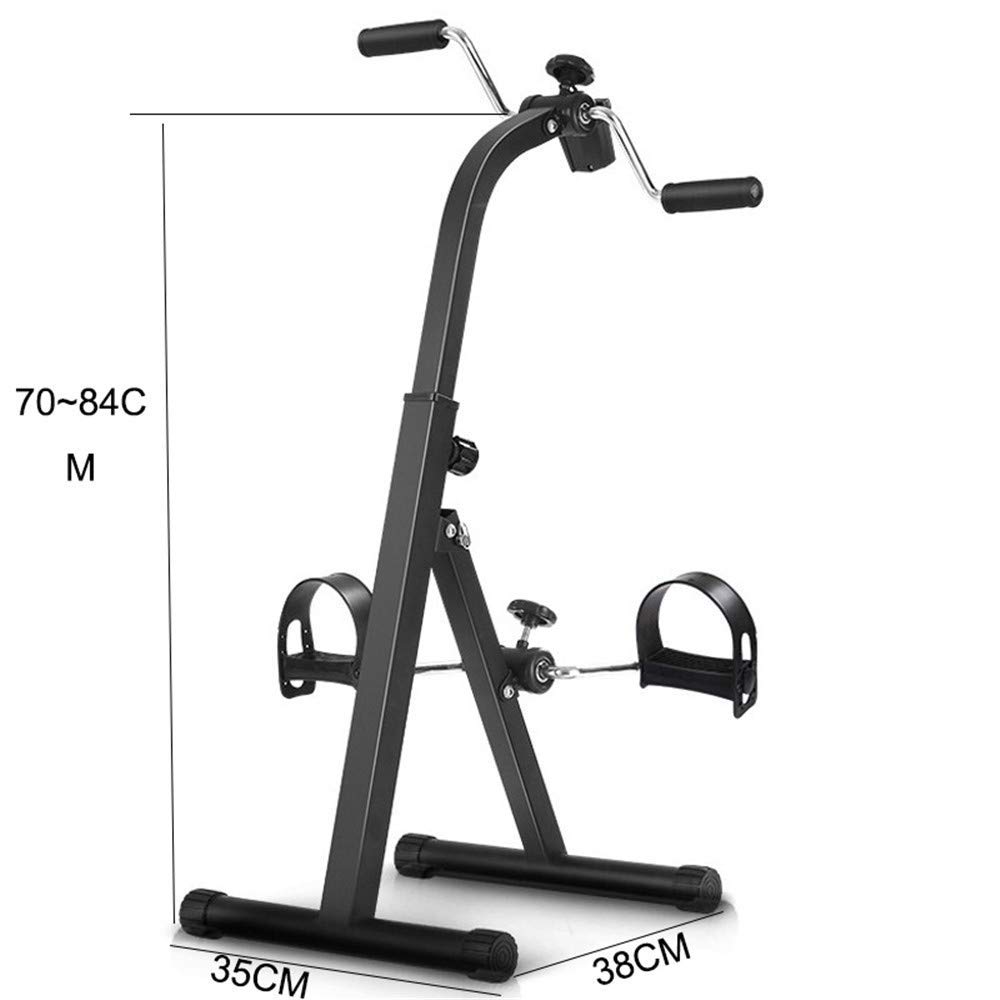 Portable Folding Pedal Exerciser with LCD Display - Mini Arm & Leg Exercise Bike for Home & Office - Hand & Foot Cycle Machine for Seniors, Adults, Men & Women - Perfect for Physical Therapy, Fitness & Rehabilitation