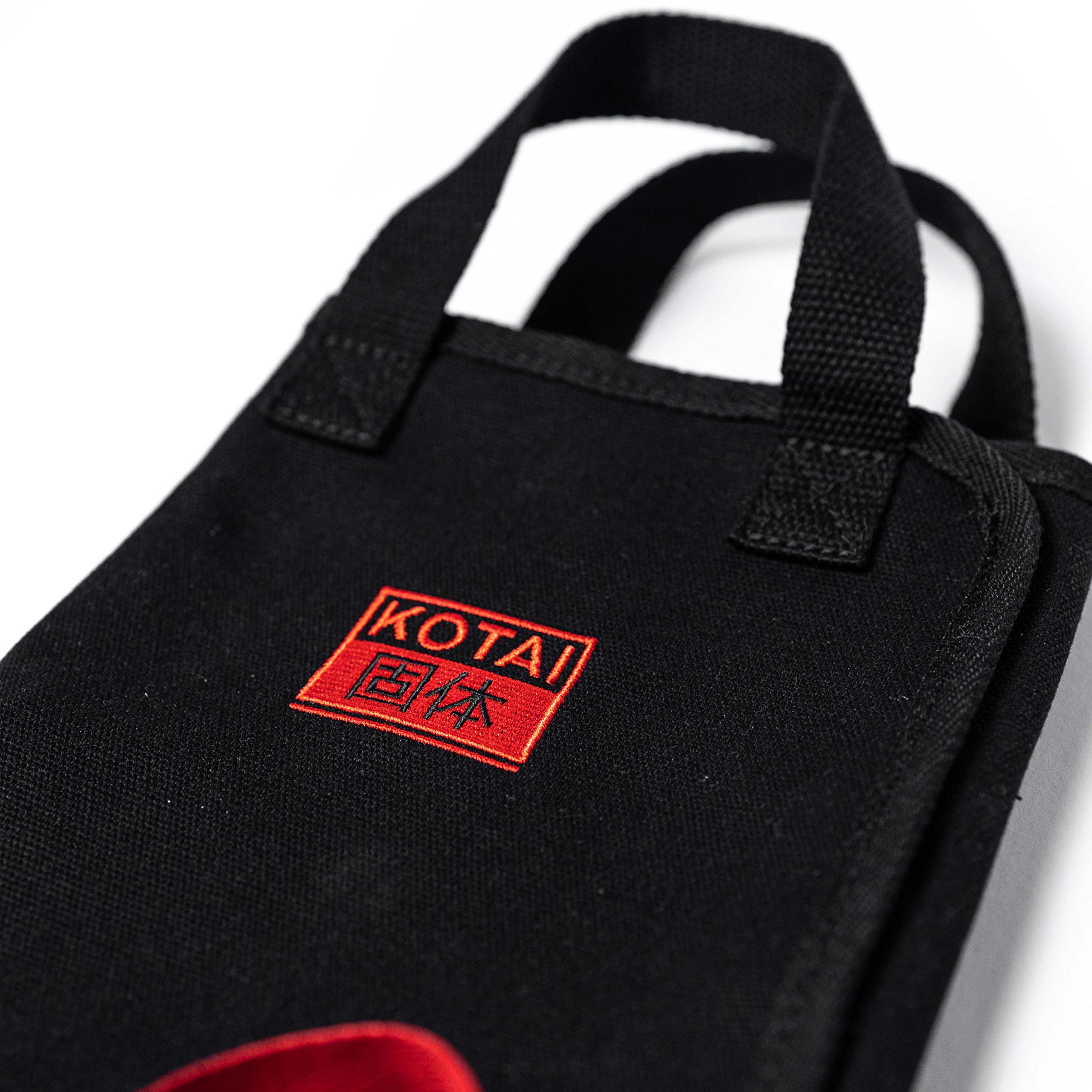 Kotai 100% Cotton Knife Roll-Up Bag for Chefs - 8 x 6 Inch Knife Storage Case with Pockets - Perfect for Kitchen, Camping, BBQ & Culinary School Accessories