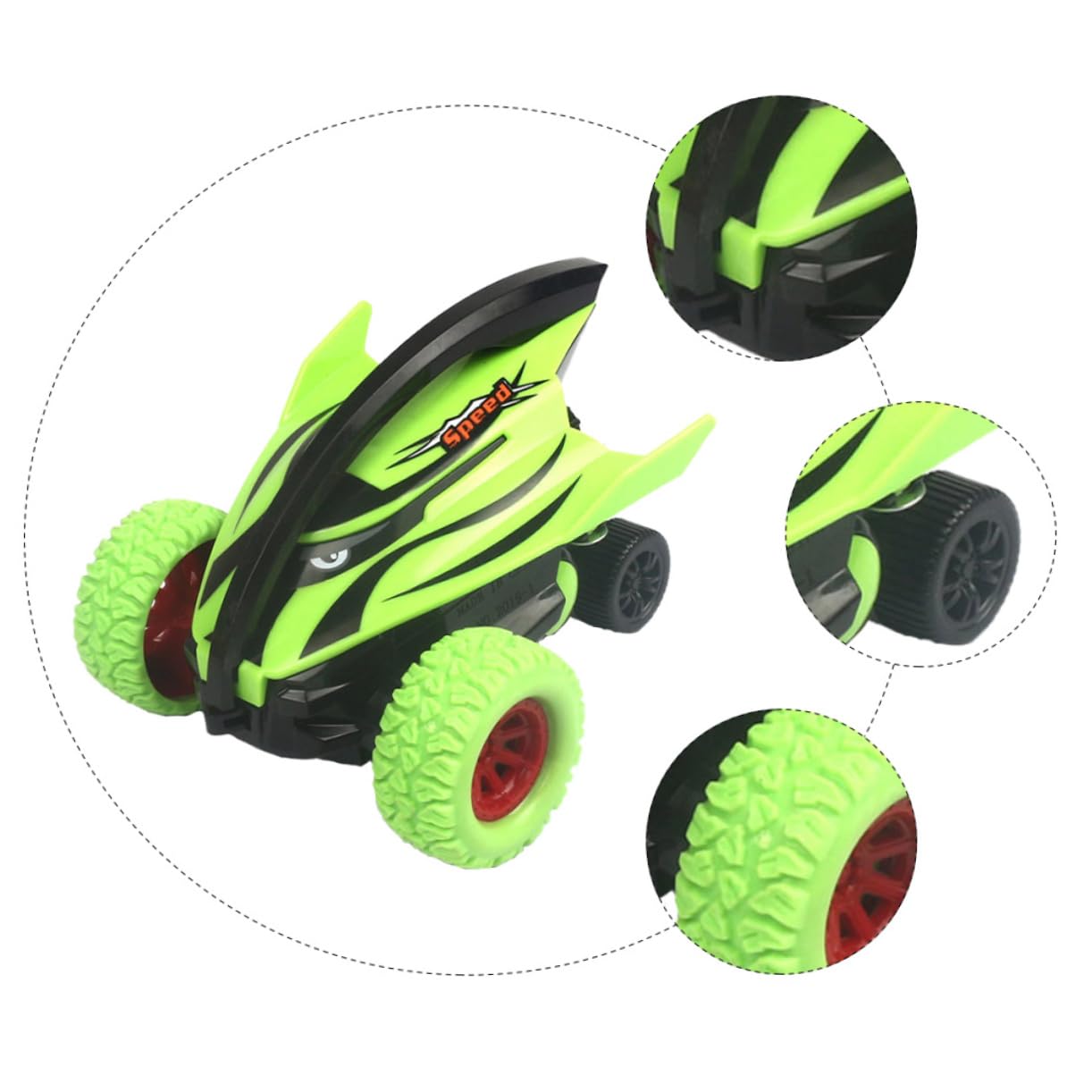 Hohopeti Pull Back Toy Cars for Kids - 6 Pack Green Plastic Race Car Models, Educational Vehicle Toys for Toddlers, Fun Racing Games & Learning Playtime