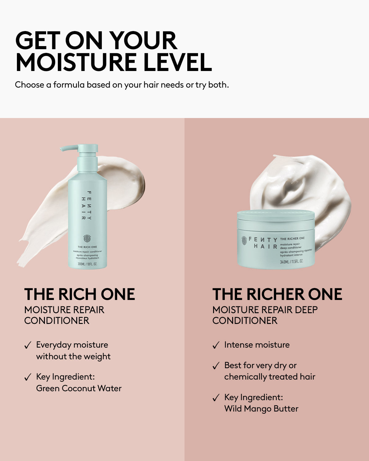 The Richer One Moisture Repair Deep Conditioner for Damaged Hair - Intense Hydration & Repair Treatment for Dry, Frizzy Hair - Perfect for Salon-Quality Hair Care at Home