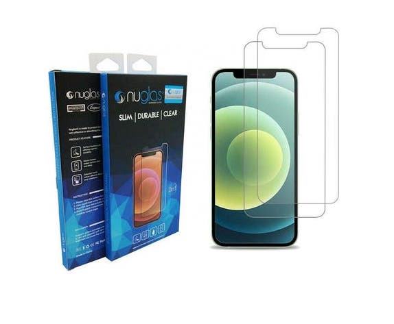 Nuglas Premium Tempered Glass Screen Protector for iPhone 12 Pro Max - 9H Hardness, HD Clarity, Bubble-Free Installation - Perfect for Daily Use, Gaming & Outdoor Activities