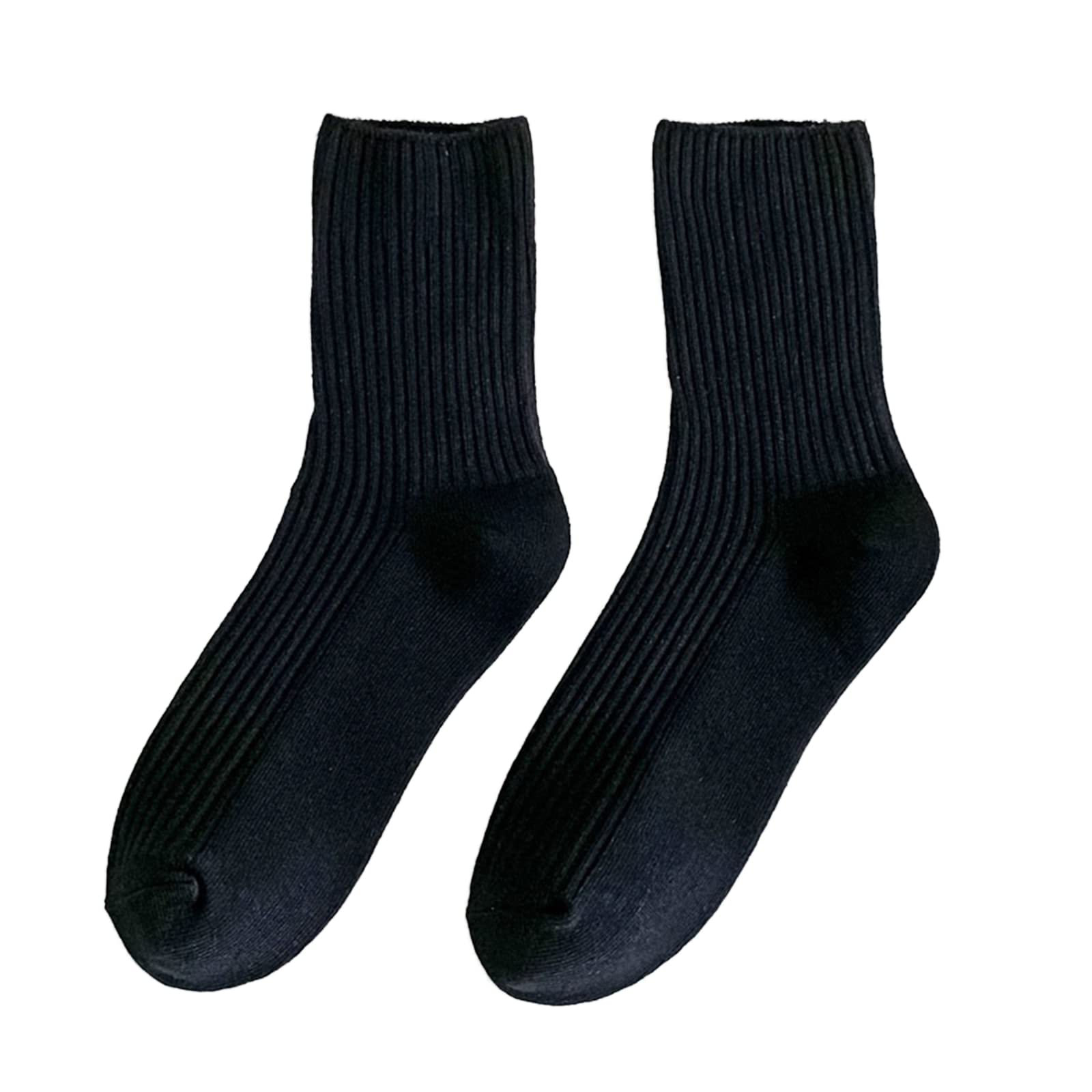 GuliriFei Women's Ankle Socks - Ribbed Texture for Indoor & Outdoor Wear