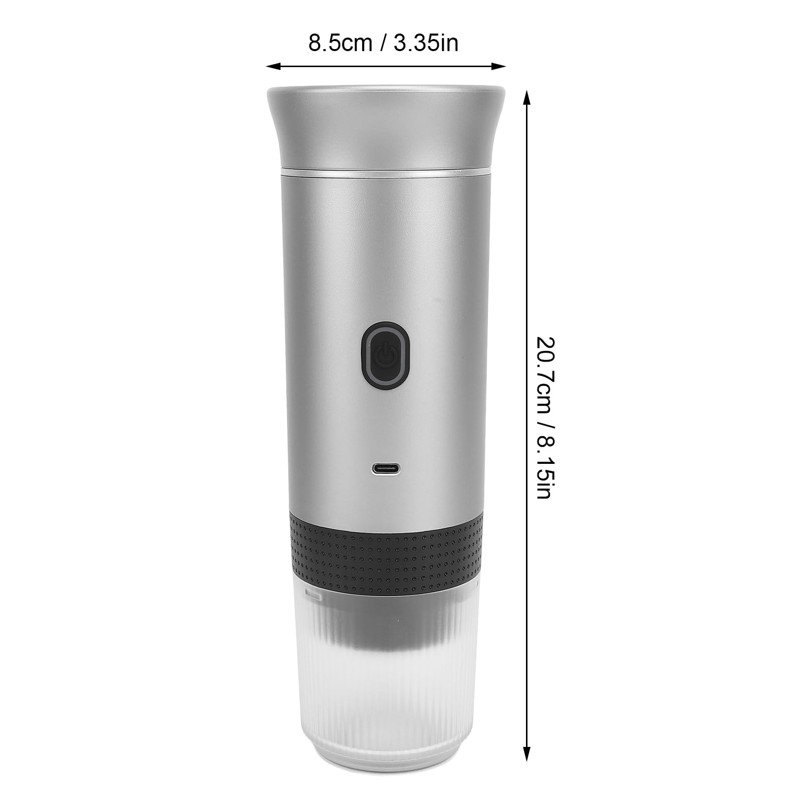 Bewinner Portable Espresso Coffee Maker - 12V Electric Battery Powered Travel Coffee Machine for Camping, Hiking, RV, Office & Car | Compact Automatic Coffee Brewer for Outdoor Adventures & Daily Use