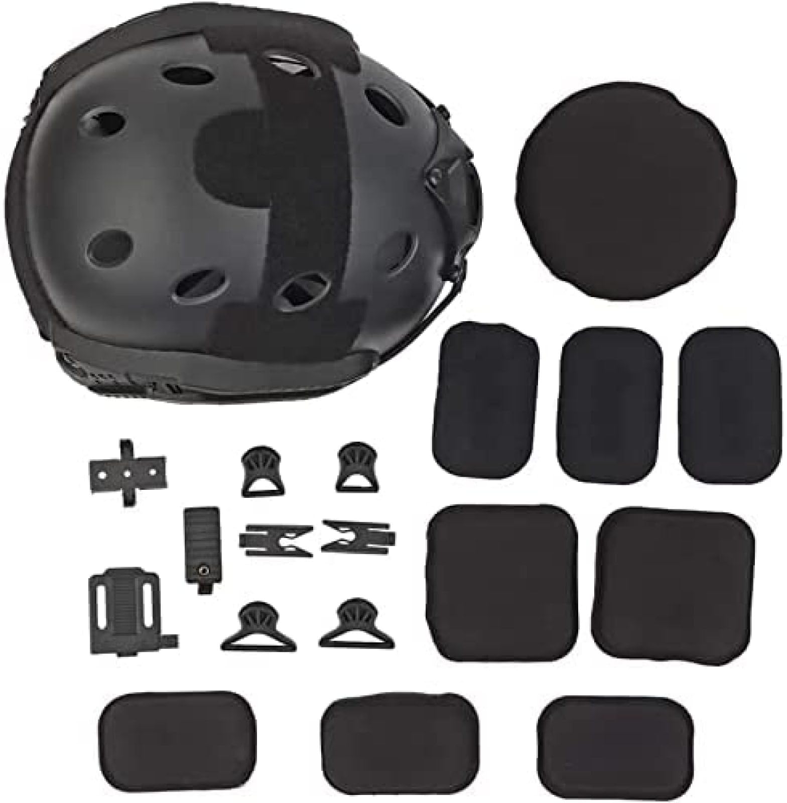 Tactical Airsoft Helmet - Adjustable Fast Protective Helmet Mount for Airsoft & Paintball - Multicam Camouflage - Perfect for Airsoft Battles, Paintball Games & Tactical Training