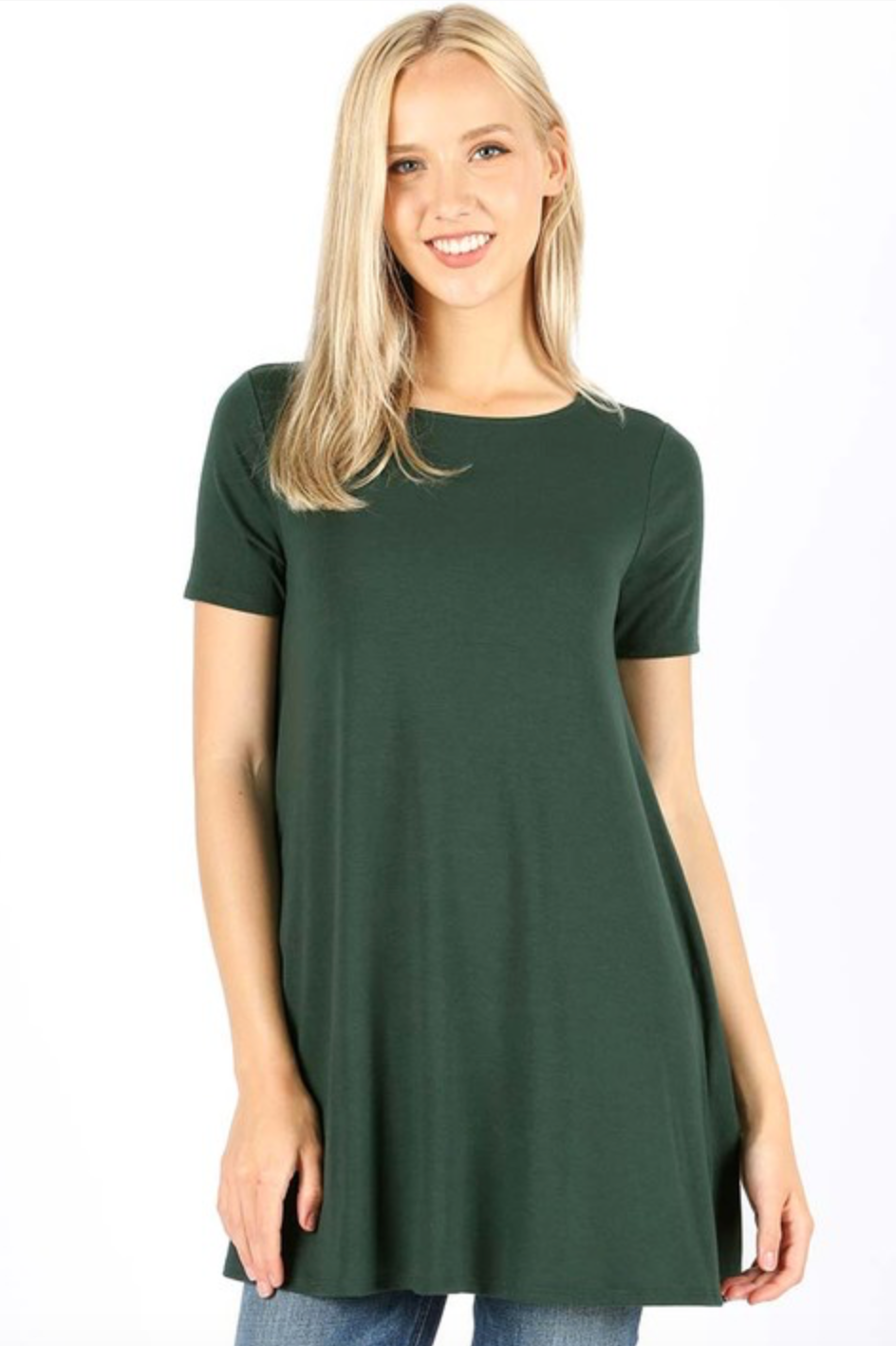 Women's Casual Short Sleeve T-Shirt with Pockets - Comfortable & Stylish Summer Top for Everyday Wear, Outings, and Travel