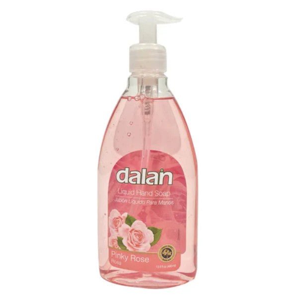 Dalan Rose Scented Liquid Hand Soap - 400ml | Moisturizing & Antibacterial | Perfect for Bathroom, Kitchen & Office Use