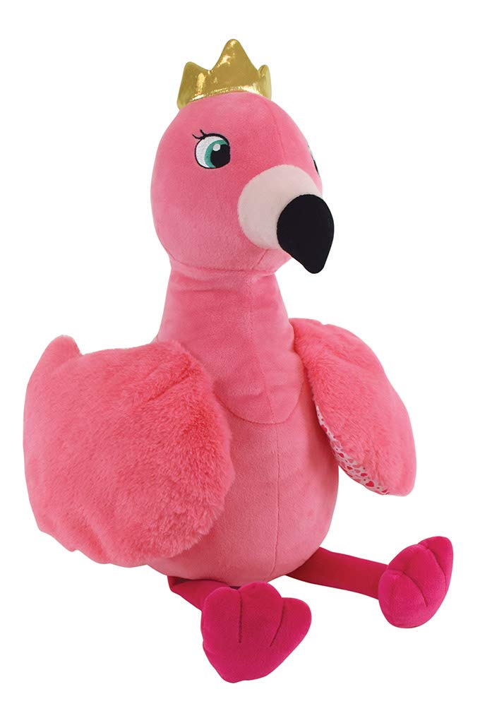 023763 Flamingo Plush Toy with Matching Pajama Set, 20.5 Inches, Pink - Perfect for Kids' Bedtime, Nursery Decor & Gift Ideas