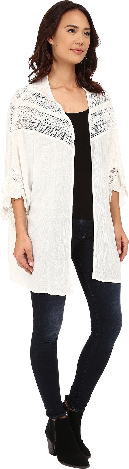 Rip Curl Junior's True Romance Kimono - Stylish Floral Print Cover-Up for Girls - Perfect for Beach, Pool, and Summer Outings