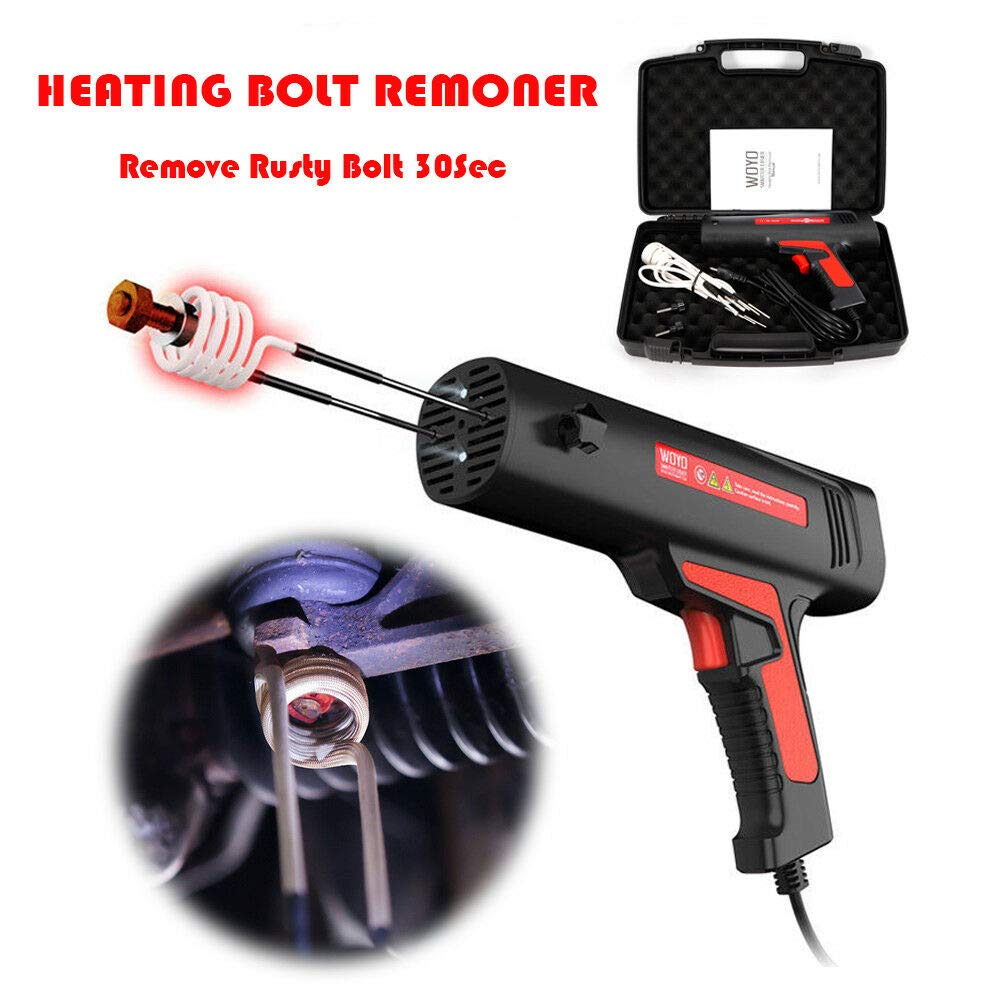 Magnetic Induction Heater Kit - 110V Flameless Heating Tool for Removing Rusted Bolts & Nuts | Perfect for Car, Truck & Automotive Repairs | Safe Bolt Removal Without Open Flame